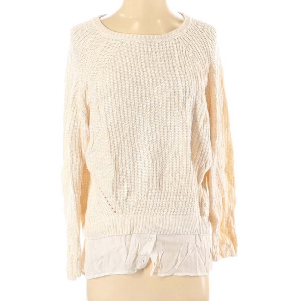 Faux layered boho sweater